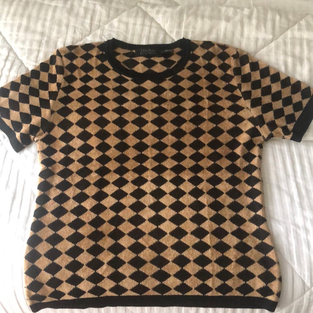 Dana Buchman women’s short sleeve sweater blouse